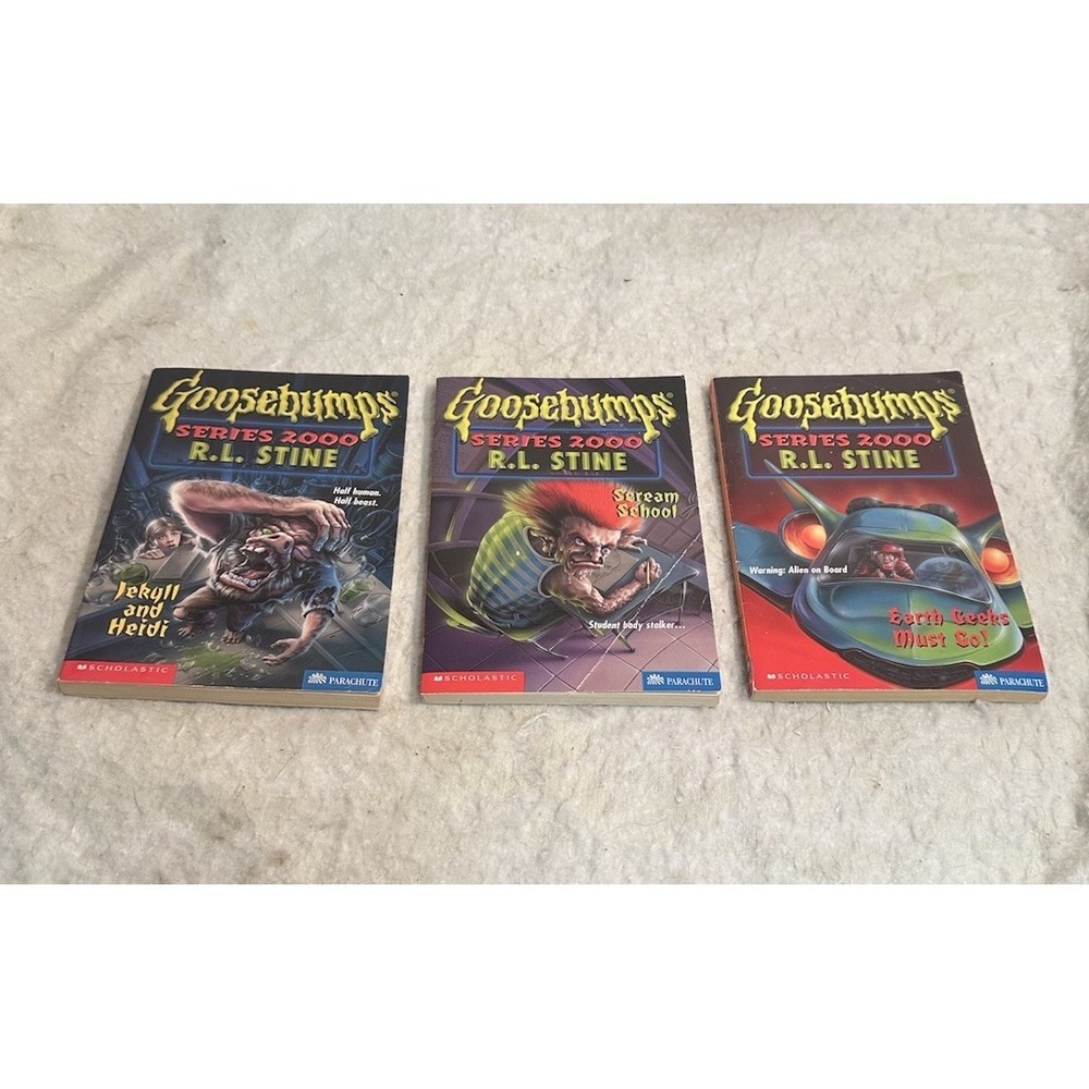 Vintage Goosebumps Series 2000 | Lot Of 3 | 14,15 & 24. First Edition.
